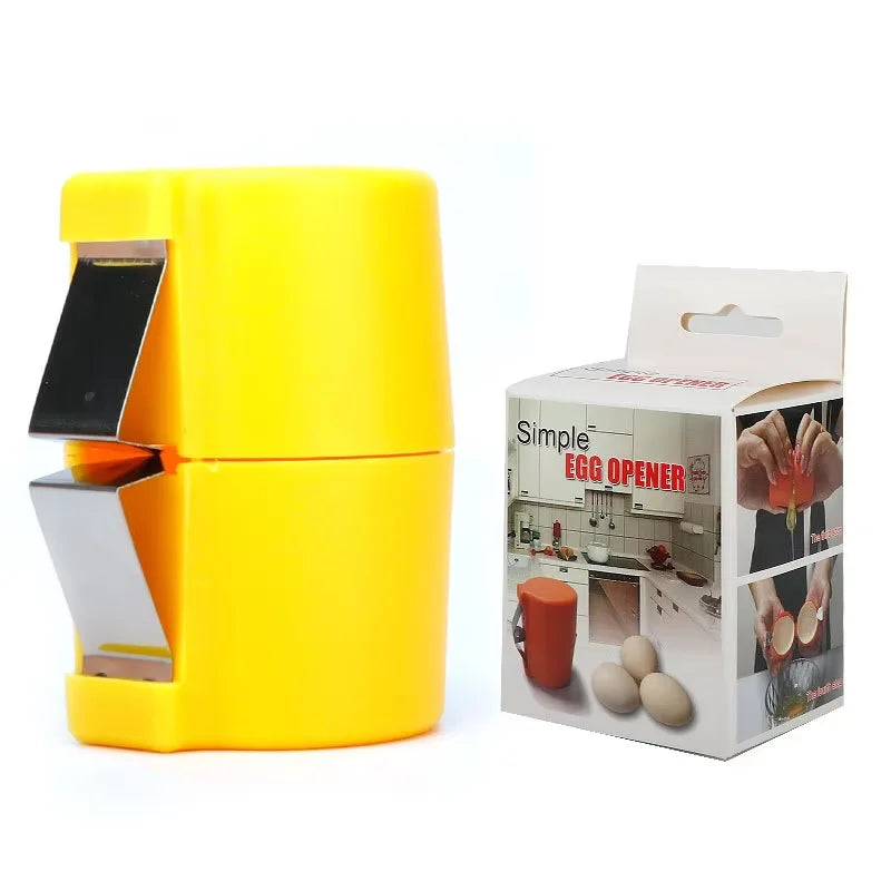New Egg Shell Opener Portable Egg Opener Kitchen Handheld Egg Shell Crusher Household Press Egg Shell Separator